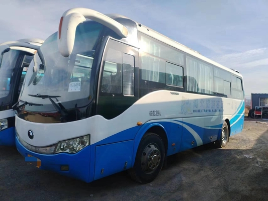 Youngtong 39 Seats Used Shuttle Bus ZK6879 Leaf Spring Single Door Good A/C