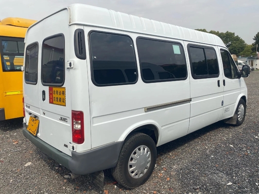 Used Small Bus 15 Seats Front Engine Flat Roof Manual Transmission 5.5 Meters A/C 2nd Hand JMC JX6571